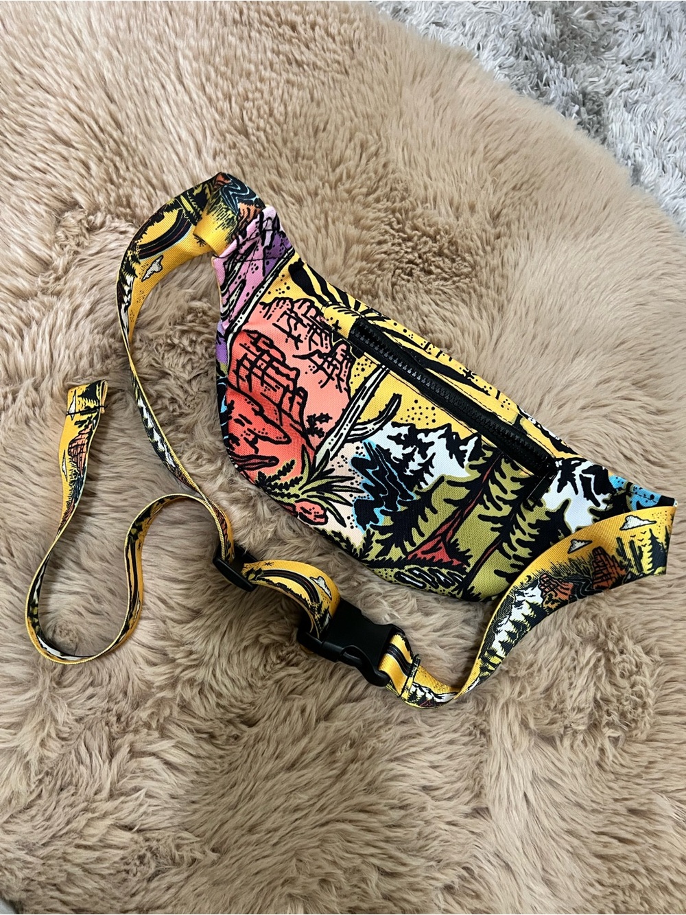 Colorful Mountain Fanny Pack - Picture 2 of 2